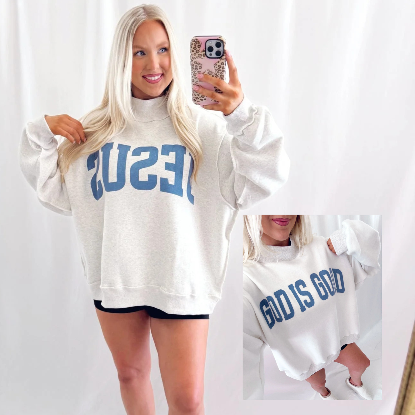 God Is Good® Reversible Mockneck