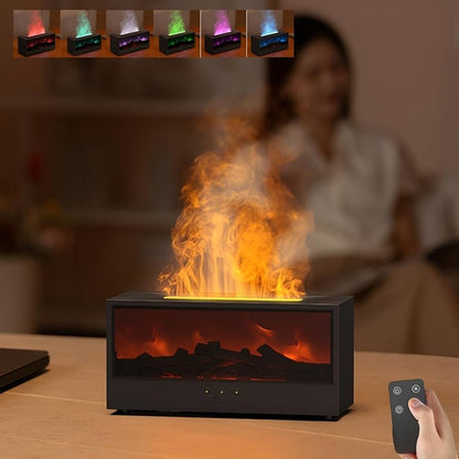 Fireplace Diffuser Flame Aroma Humidifier
