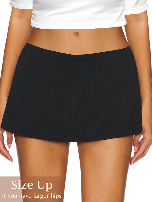Sienna Ribbed Micro Mini Skirt