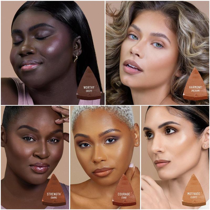 Final 3 hours 75% off:🔥Bronzer / Contour, Blush and Brush Makeup Trio