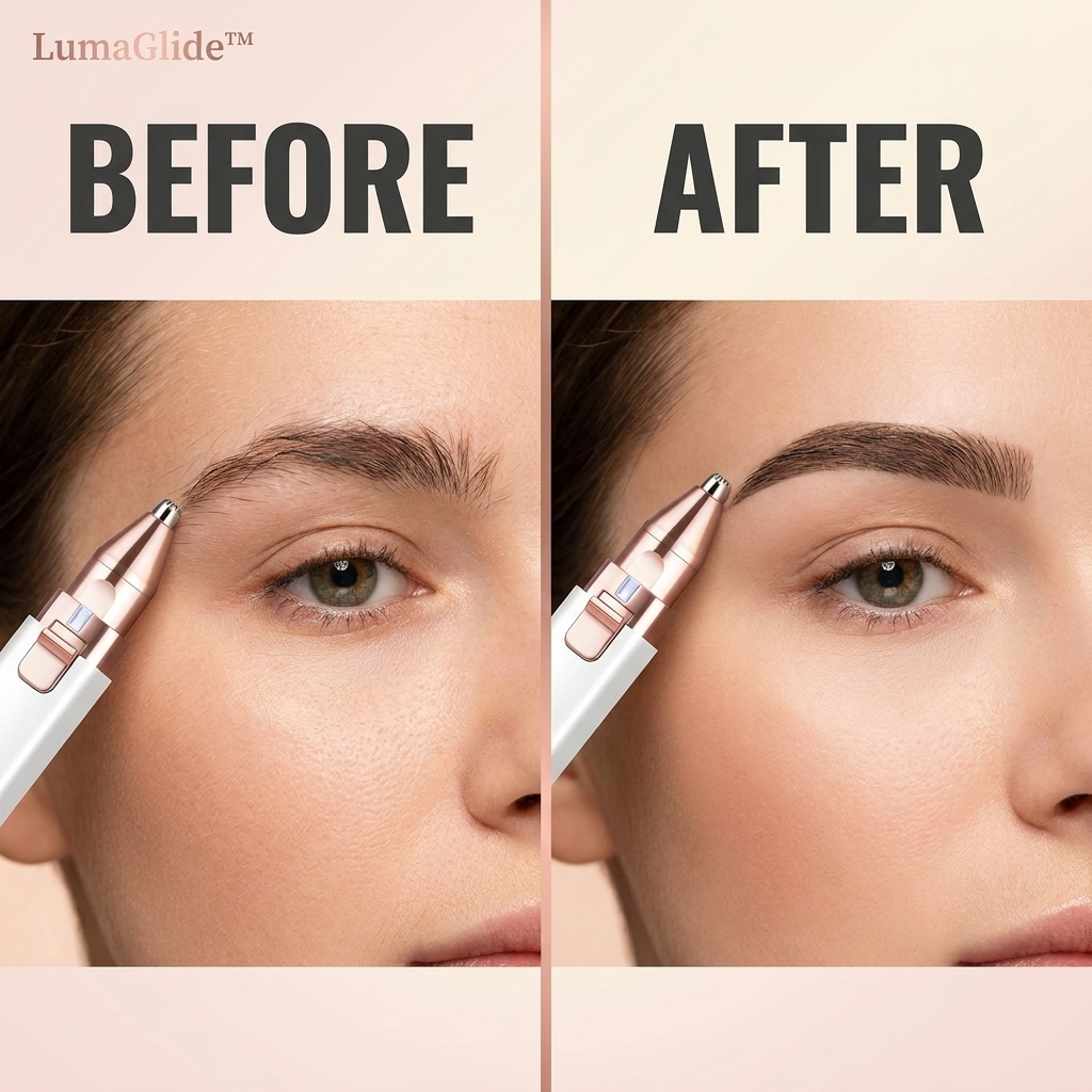 The LumaGlide™ 2-in-1 Facial Trimmer