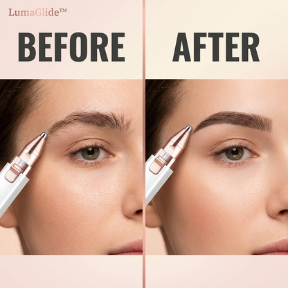 The LumaGlide™ 2-in-1 Facial Trimmer