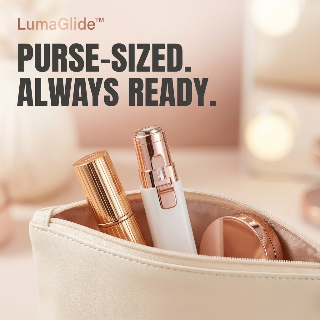 The LumaGlide™ 2-in-1 Facial Trimmer