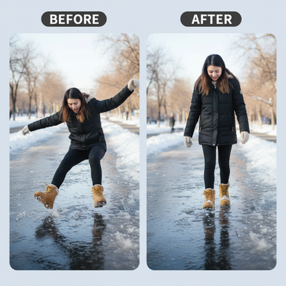 ❄️ Winter Sale:50% OFF!!🔥Universal 5-Tooth Ice Cleats for Shoes & Boots